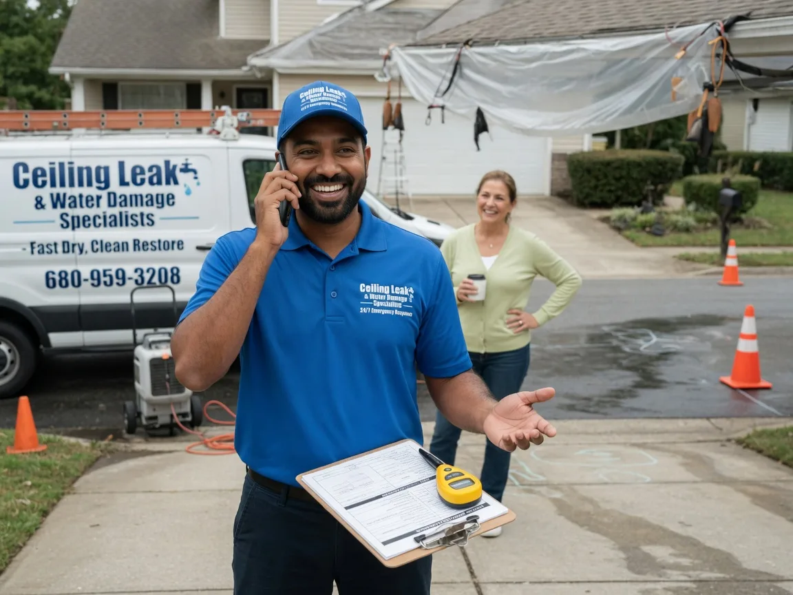 Ceiling Leak Cleanup Hustontown, PA FAQs